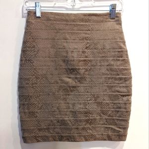 Women's Express snake print pencil skirt